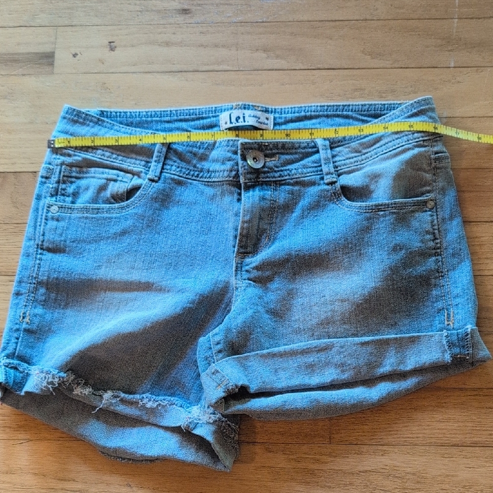 lei Blue Cutoff Denim Shorts